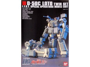 Bandai - HGUC Gundam Unicorn D-50C Loto Twin Set E.F.S.F. Special Operations Mobile Suit, 1/144, 59162 hind ja info | Klotsid ja konstruktorid | kaup24.ee