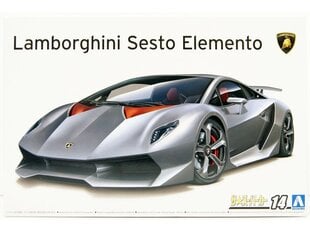 Конструктор Aoshima - Lamborghini Sesto Elemento, 1/24, 01073 цена и информация | Конструкторы и кубики | kaup24.ee