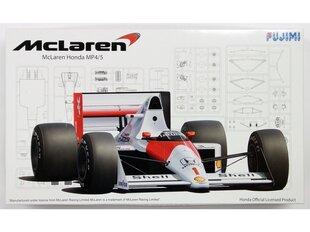 Fujimi - McLaren Honda MP4/5 1989, 1/20, 09193 hind ja info | Klotsid ja konstruktorid | kaup24.ee