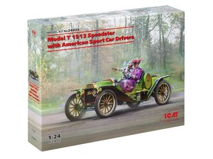 ICM - Model T 1913 Speedster with American Sport Car Drivers, 1/24, 24026 цена и информация | Конструкторы и кубики | kaup24.ee