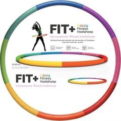 Massaažirõngas Fit+ Happy™ fitness Hula-Hoop цена и информация | Гимнастические обручи | kaup24.ee