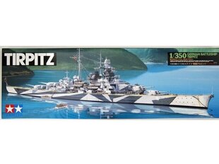 Tamiya - Tirpitz German Battleship, 1/350, 78015 цена и информация | Конструкторы и кубики | kaup24.ee
