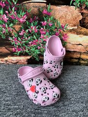 Crocs™ Classic Panda Print Clog цена и информация | Детские резиновые сабо | kaup24.ee