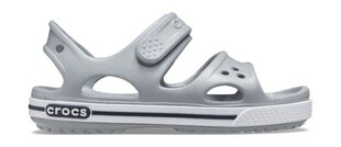 Crocs™ laste vabaajajalatsid Kids' Crocband II Sandal PS, hall 891163094 hind ja info | Laste sandaalid | kaup24.ee