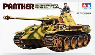 Сборная пластиковая модель Tamiya - Panzerkampfwagen V Panther (Sd.kfz. 171) Ausf. A, 1/35, 35065 цена и информация | Конструкторы и кубики | kaup24.ee