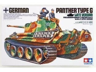 Tamiya - German Panther Type G Late Version, 1/35, 35176 hind ja info | Klotsid ja konstruktorid | kaup24.ee