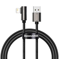 Cable USB to Lightning Baseus Legend Series, 2.4A, 1m (black) цена и информация | Кабели для телефонов | kaup24.ee