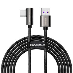 Cable USB to USB-C Baseus Legend Series, 66W, 2m (black) цена и информация | Кабели для телефонов | kaup24.ee