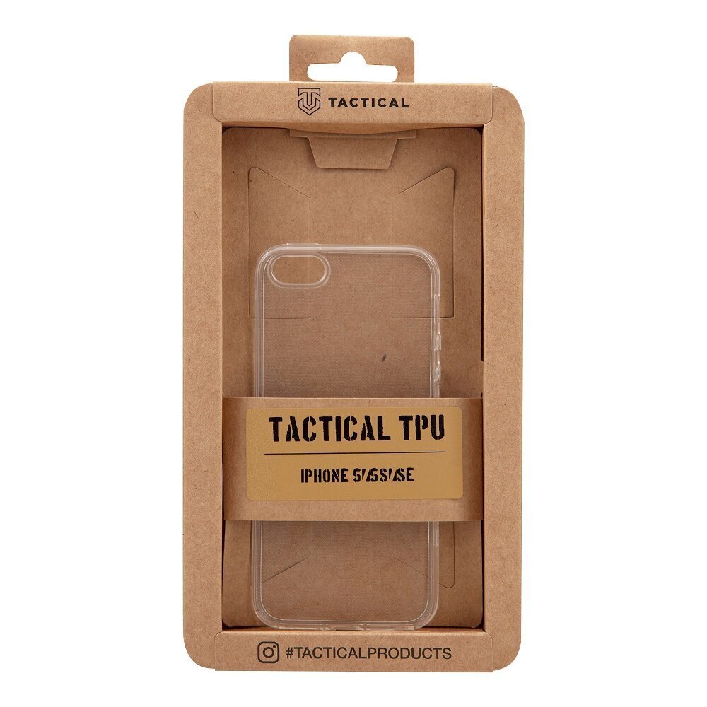 Tactical TPU Cover for Apple iPhone 5/5S/SETransparent цена и информация | Telefoni kaaned, ümbrised | kaup24.ee