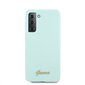 GUHCS21MLSLMGLB Guess Silicone Metal Logo Script Cover for Samsung G996 Galaxy S21+ Light Blue цена и информация | Telefoni kaaned, ümbrised | kaup24.ee