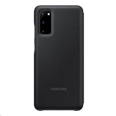 EF-NG980PBE Samsung LED S-View Case for Galaxy S20 Black hind ja info | Telefoni kaaned, ümbrised | kaup24.ee