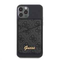 GUWMS4GTLBK Guess 4G Magnetic Cardslot Triangle Logo Grey hind ja info | Mobiiltelefonide lisatarvikud | kaup24.ee