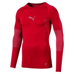 Meeste spordisärk Puma Final Evoknit BL Tee LS 65532311, punane цена и информация | Мужская спортивная одежда | kaup24.ee