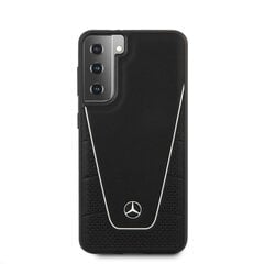 MEHCS21MCLSSI Mercedes Dynamic Leather Cover for Samsung Galaxy S21+ Black hind ja info | Telefoni kaaned, ümbrised | kaup24.ee