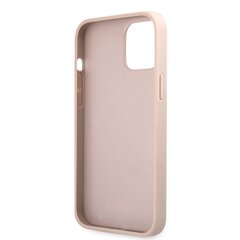 GUHCP12L4GMGPI Guess PU 4G Metal Logo Case for iPhone 12 Pro Max Pink hind ja info | Telefoni kaaned, ümbrised | kaup24.ee