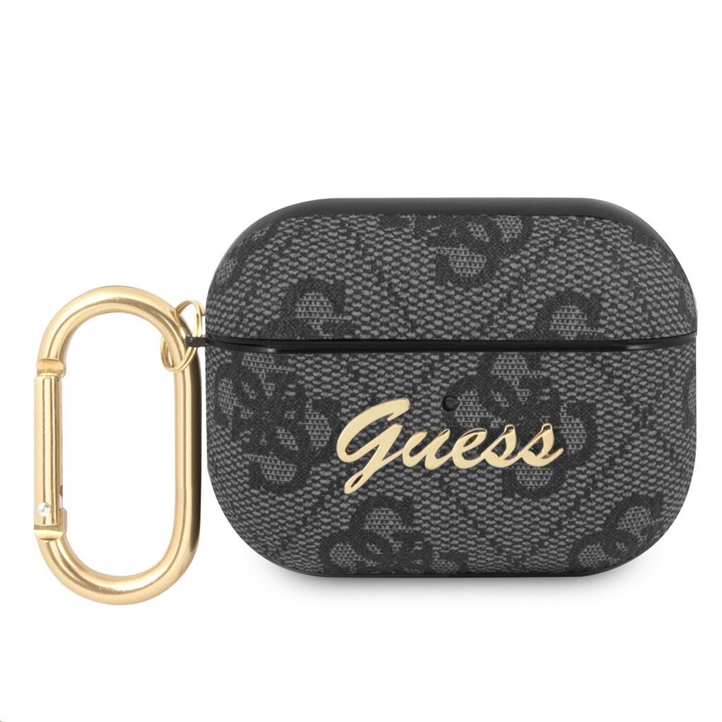 GUAP4GSMK Guess 4G Script PC/PU Case for Airpods Pro Grey hind ja info | Kõrvaklapid | kaup24.ee