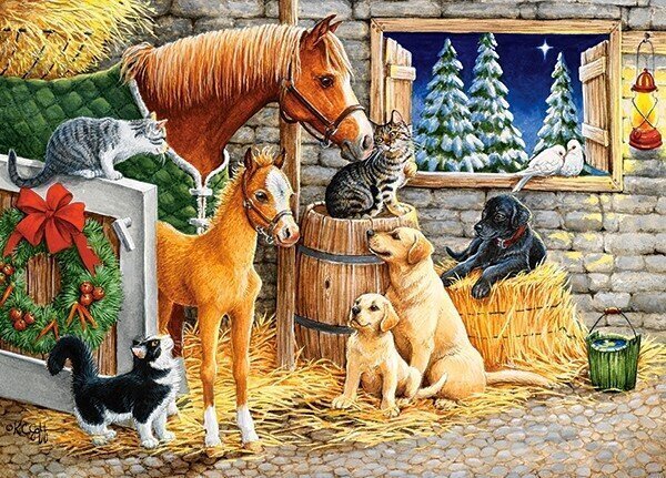 Puzzle 120 Gathering Friends 13340 hind ja info | Pusled | kaup24.ee