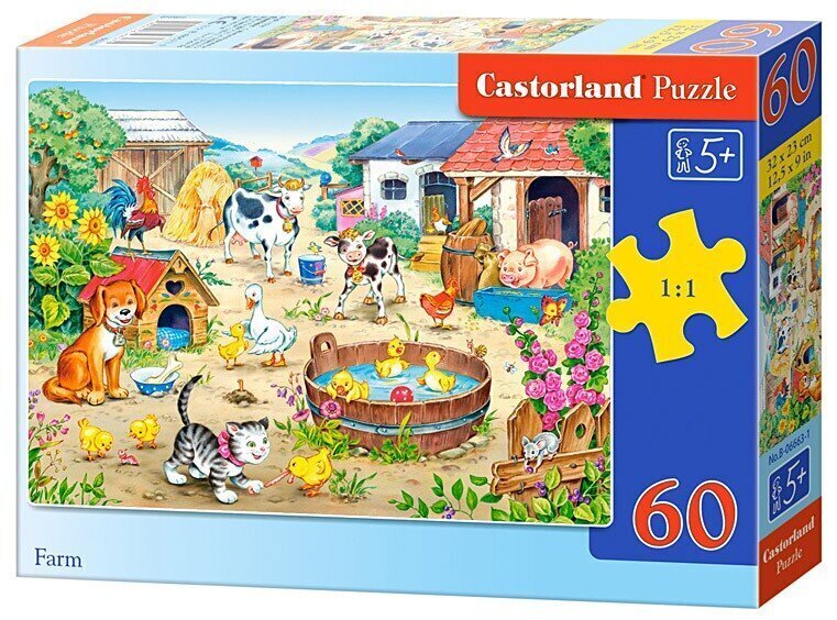 Puzzle 60 Farm 06663 hind ja info | Pusled | kaup24.ee