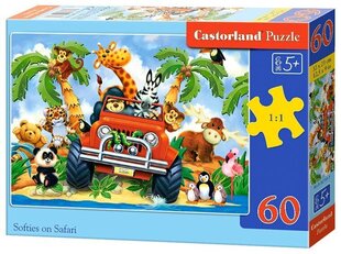 Puzzle 60 Softies on Safari 06793 цена и информация | Пазлы | kaup24.ee