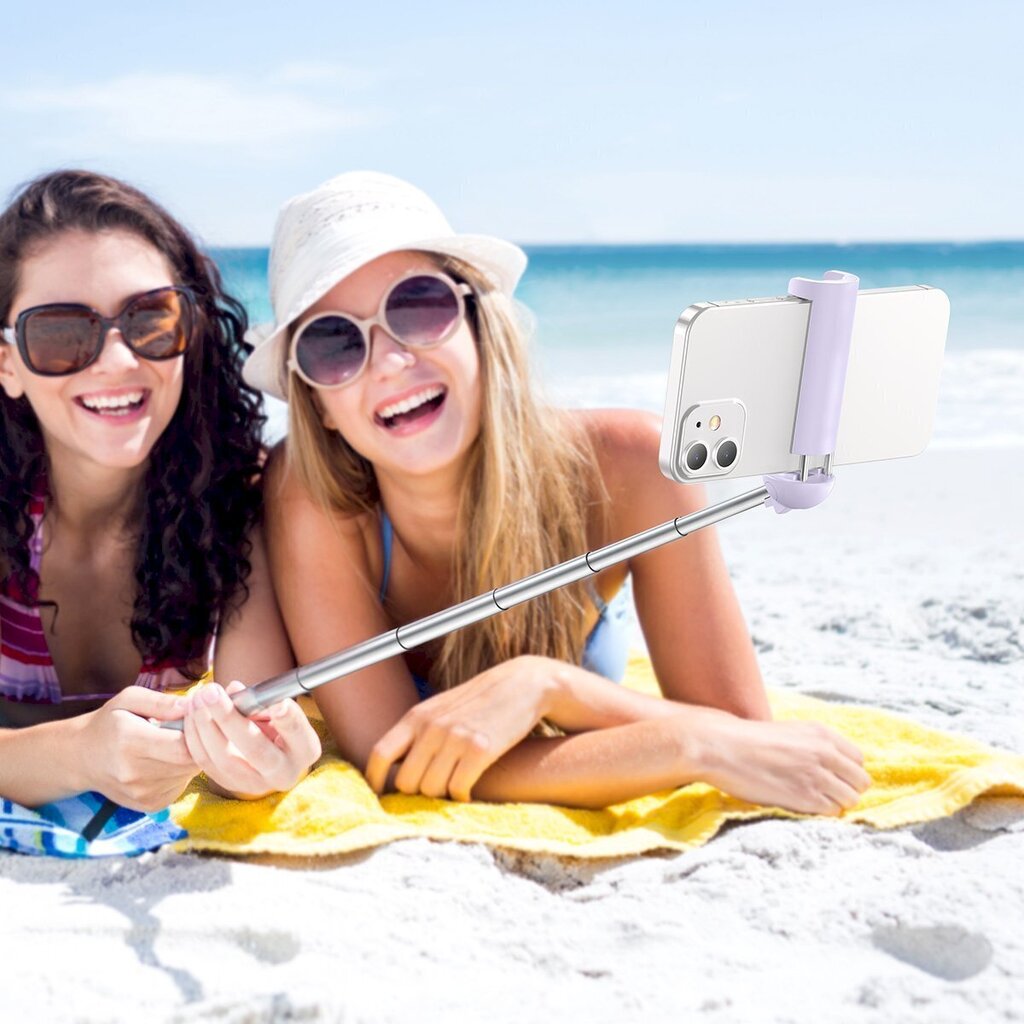 Bluetooth selfie stick Baseus Ultra Mini (purple) hind ja info | Selfie sticks | kaup24.ee