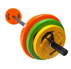 BodyPump Sportbay® värvilahendusega komplekt (20 kg) цена и информация | Гантели, гири, штанги | kaup24.ee