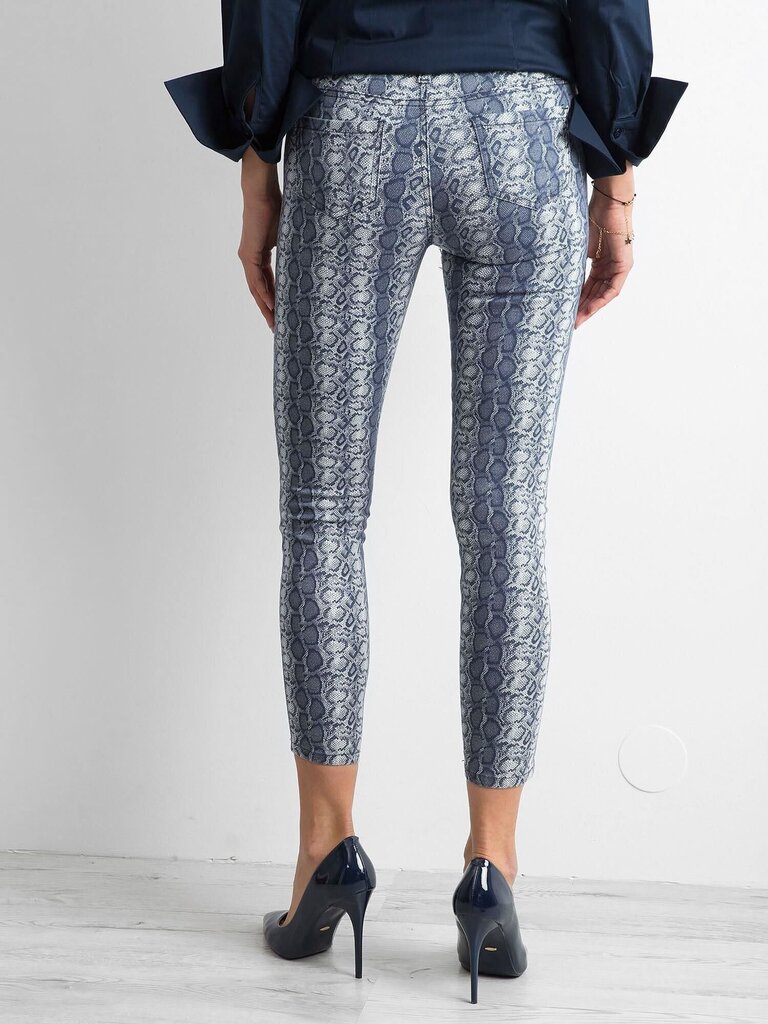 Püksid naistele, sinine hind ja info | Naiste teksad | kaup24.ee