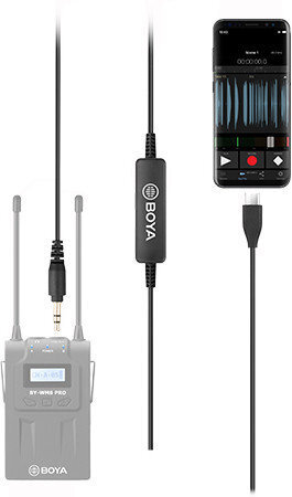 Boya kaabel 3,5mm - USB-C 35C-USB-C цена и информация | Mobiiltelefonide kaablid | kaup24.ee