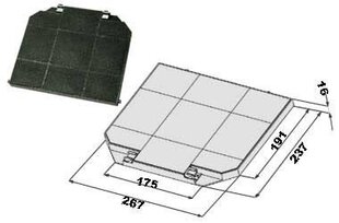 Faber 112.0157.243 hind ja info | Filtrid õhupuhastitele | kaup24.ee