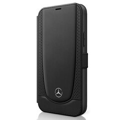 Mercedes MEFLBKP12SARMBK, telefonile iPhone 12 mini 5,4, must hind ja info | Telefoni kaaned, ümbrised | kaup24.ee