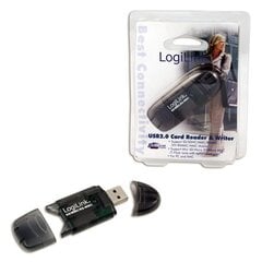 Logilink Cardreader USB 2.0 Stick extern hind ja info | USB jagajad, adapterid | kaup24.ee