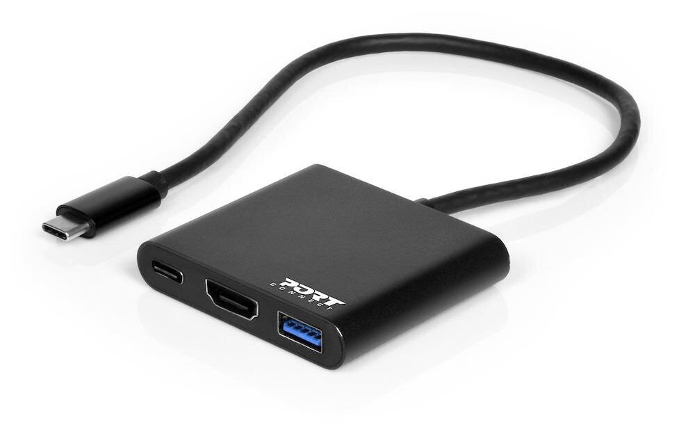 PORT DESIGNS USB-C mini Docking station цена и информация | USB jagajad, adapterid | kaup24.ee