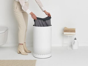 Pesukorv Brabantia, 60L White цена и информация | Аксессуары для ванной комнаты | kaup24.ee