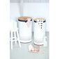 Pesukorv, 60L White body with cork lid hind ja info | Vannitoa sisustuselemendid ja aksessuaarid | kaup24.ee