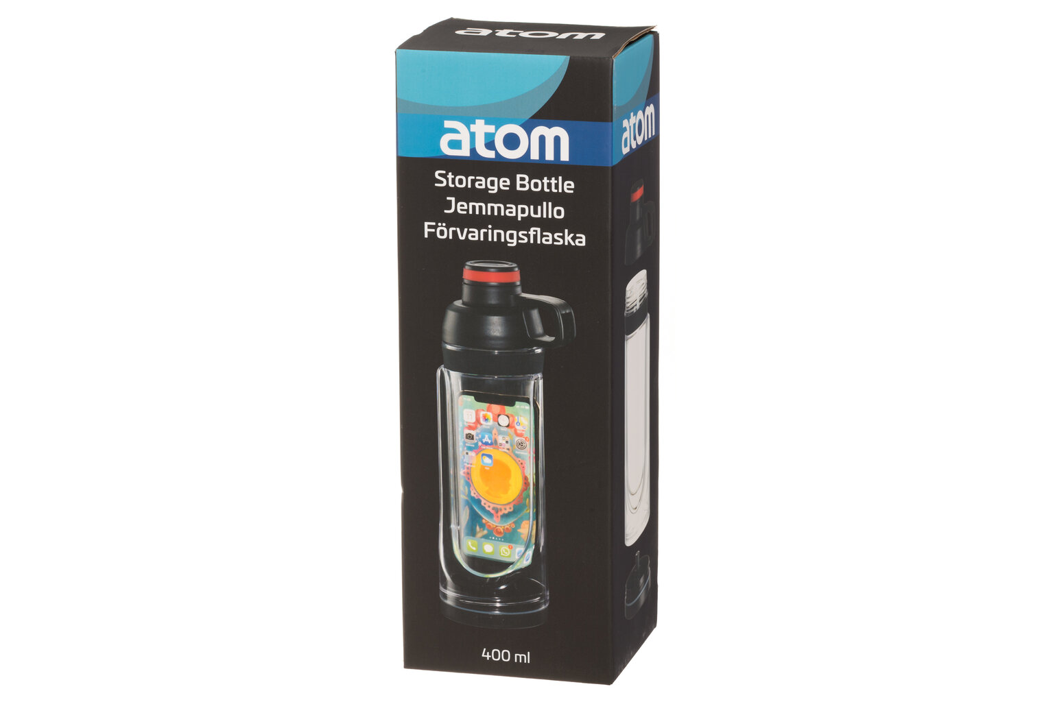 Pudel Atom Hideaway, 400 ml hind ja info | Joogipudelid | kaup24.ee