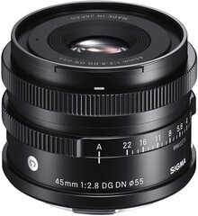 Sigma 45 мм f/2.8 DG DN Contemporary объектив для Panasonic-S цена и информация | Объективы | kaup24.ee