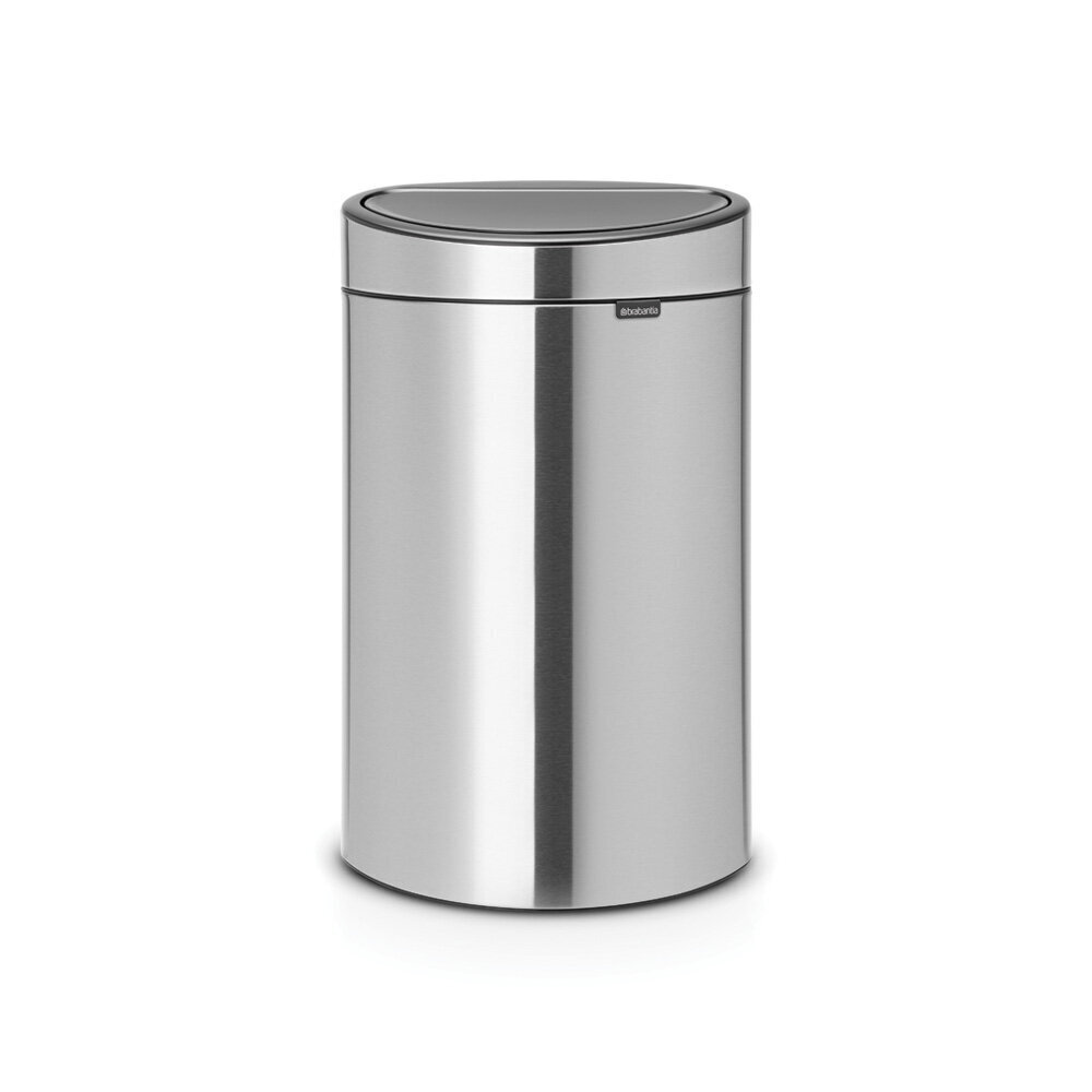 Prügikast, Touch Bin 10 + 23L Matt Steel hind ja info | Prügikastid | kaup24.ee