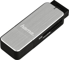 Kaardilugeja Hama USB 3.0, SD/microSD, hall, 00123900 цена и информация | Адаптеры и USB-hub | kaup24.ee