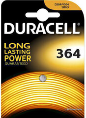 Duracell patarei SR60/D364 1,5V/1B hind ja info | Patareid | kaup24.ee