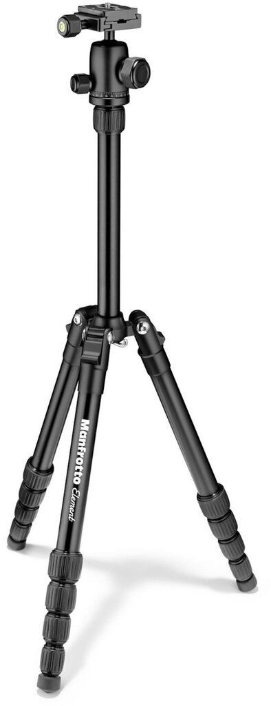 Manfrotto statiiv Element Traveller Small MKELES5BK-BH, must цена и информация | Statiivid | kaup24.ee