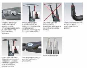 stoppertangid A21 19-60mm, Knipex цена и информация | Механические инструменты | kaup24.ee