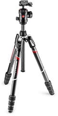 Manfrotto штатив Befree GT CF 4 MKBFRTC4GT-BH цена и информация | Штативы | kaup24.ee