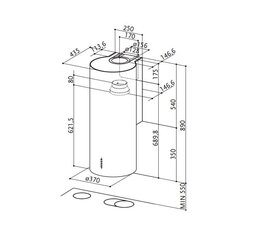 Faber Cylindra Gloss PLUS hind ja info | Õhupuhastid | kaup24.ee