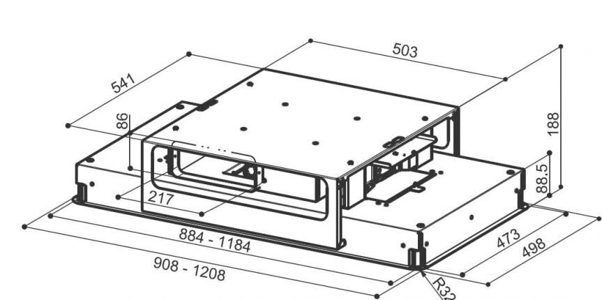 Faber HIGH-Light Inox 1200 цена и информация | Õhupuhastid | kaup24.ee