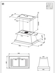 Faber Thea IS.EV8 WH Matt F80 SC hind ja info | Õhupuhastid | kaup24.ee