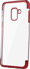 Plating Soft TPU case for iPhone X / iPhone XS red цена и информация | Чехлы для телефонов | kaup24.ee