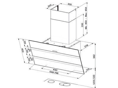 Faber Steelmax EG8 BK/X A55 hind ja info | Õhupuhastid | kaup24.ee