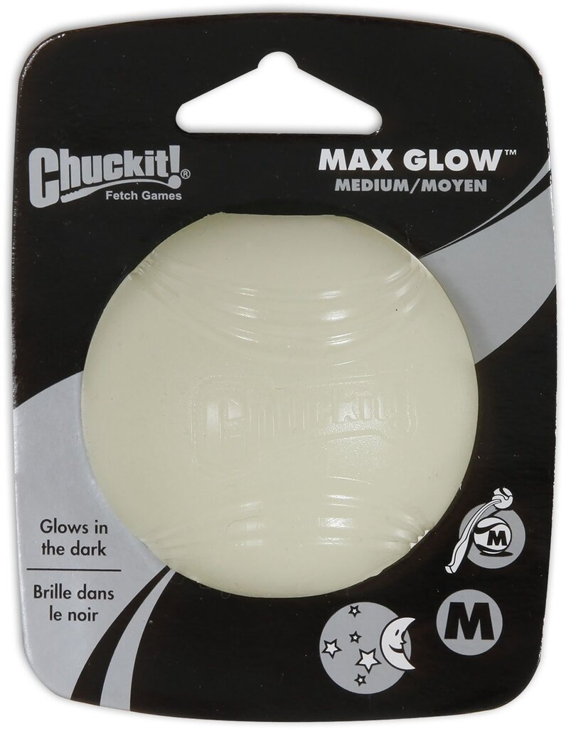 CHUCKIT KOERA MÄNGUASI PALL HELENDAV MAX GLOW M hind ja info | Mänguasjad koertele | kaup24.ee