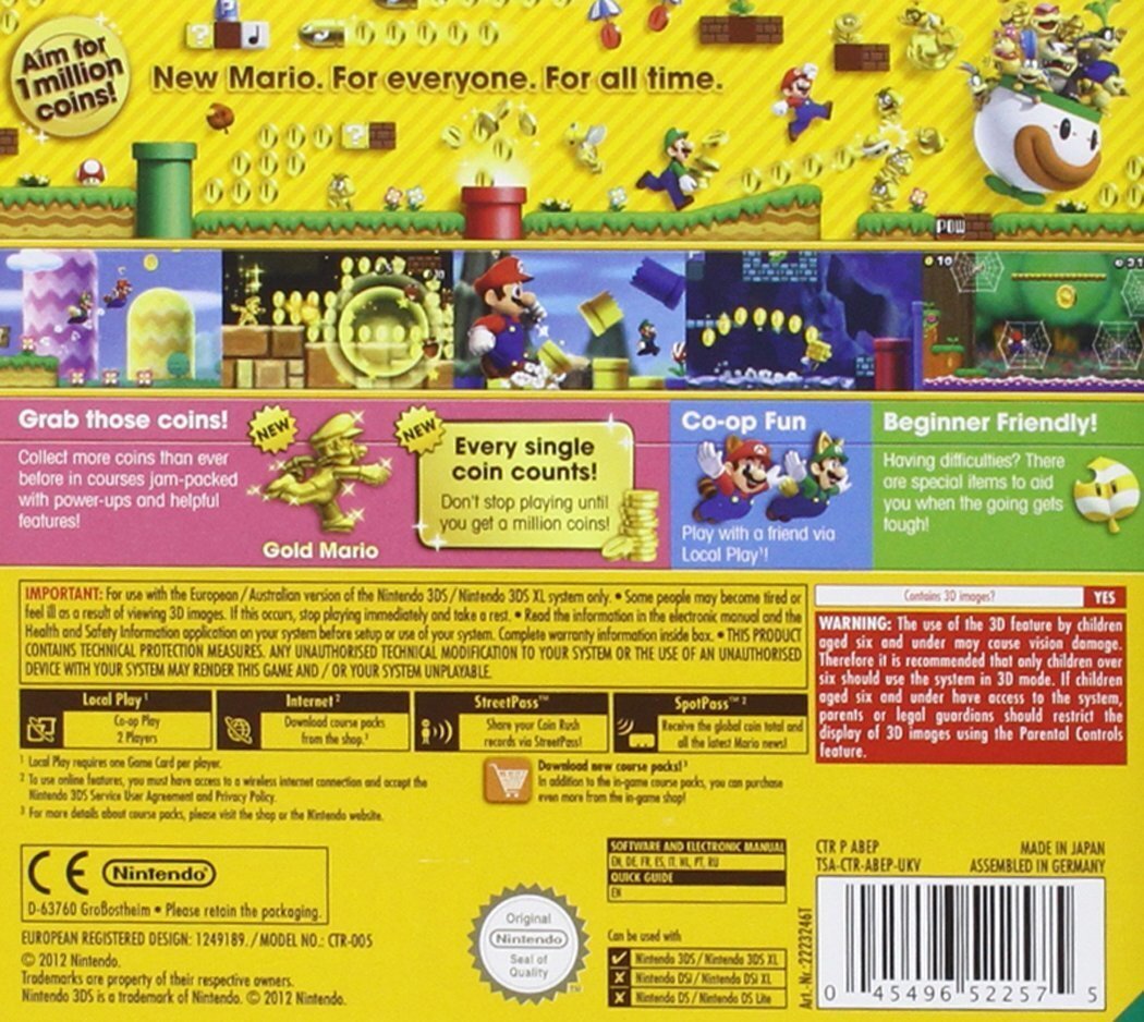 Nintendo 3DS Games mäng New Super Mario Bros. 2 hind ja info | Arvutimängud, konsoolimängud | kaup24.ee