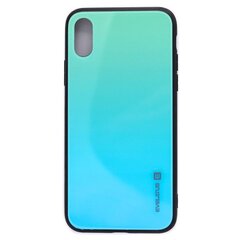 Tagakaaned Evelatus    Apple    iPhone X/Xs Gradient Glass Case 6    Lagoon цена и информация | Чехлы для телефонов | kaup24.ee