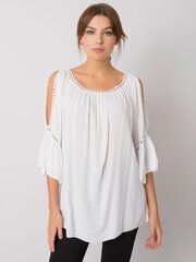 белая вискозная блуза kearney och bella цена и информация | Женские блузки, рубашки | kaup24.ee